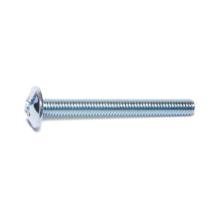 Midwest Fastener M4-0.70 x 38 mm Combination Phillips/Slotted Truss Machine Screw, Zinc Plated Steel, 25 PK 71465